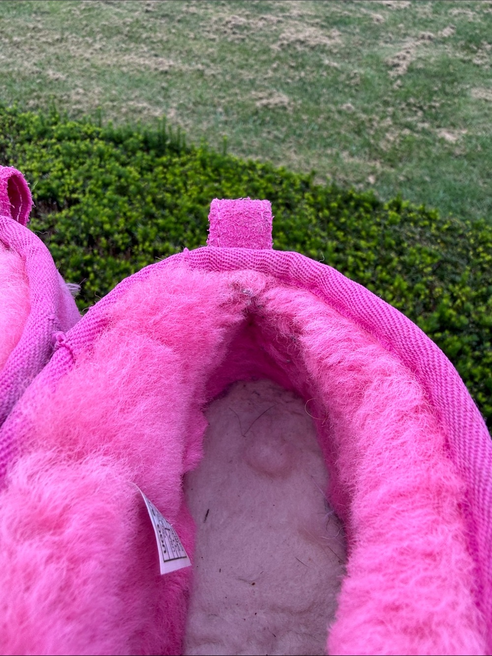 UGG Women's Short Suede Ankle Booties in Bright Pink, Size 11 - Picture 6 of 12